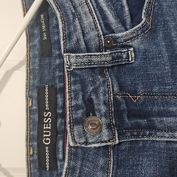 Guess Slim-Straight Jeans - W30L32 - Medium Wash - Picture 4 of 4